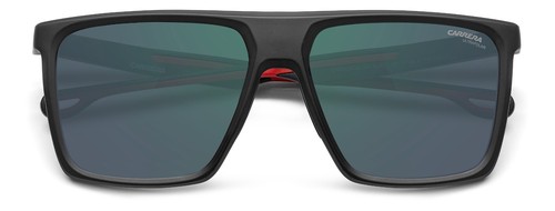 Glasses Sunglasses CARRERA 4019/S Blx (Q3) Matte Black Net / Greengrey Sp Pz - Picture 4 of 6