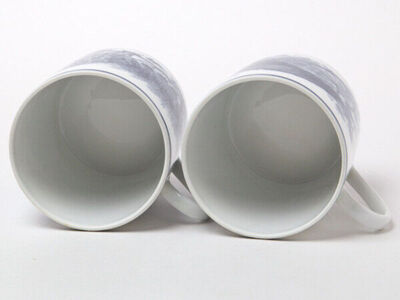 Hermes Coffee Mug Cup Animalia Navy Tableware 2 set Leopard