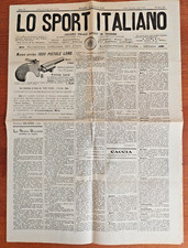 1900 LO SPORT ITALIANO Dirigibile Zeppelin Biciclette SPLENDOR Fucili WINCHESTER