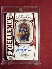 2024 Panini Flawless Excellence Signatures Larry Johnson /15 Auto