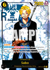 Sabo RARE PARALLEL ALT ART FOIL OP13-120 ONE PIECE TCG NEAR MINT NM