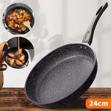 24CM Non Stick Frying Pan Flat Bottom Skillet PTFE Pancake Egg Pan Induction Gas