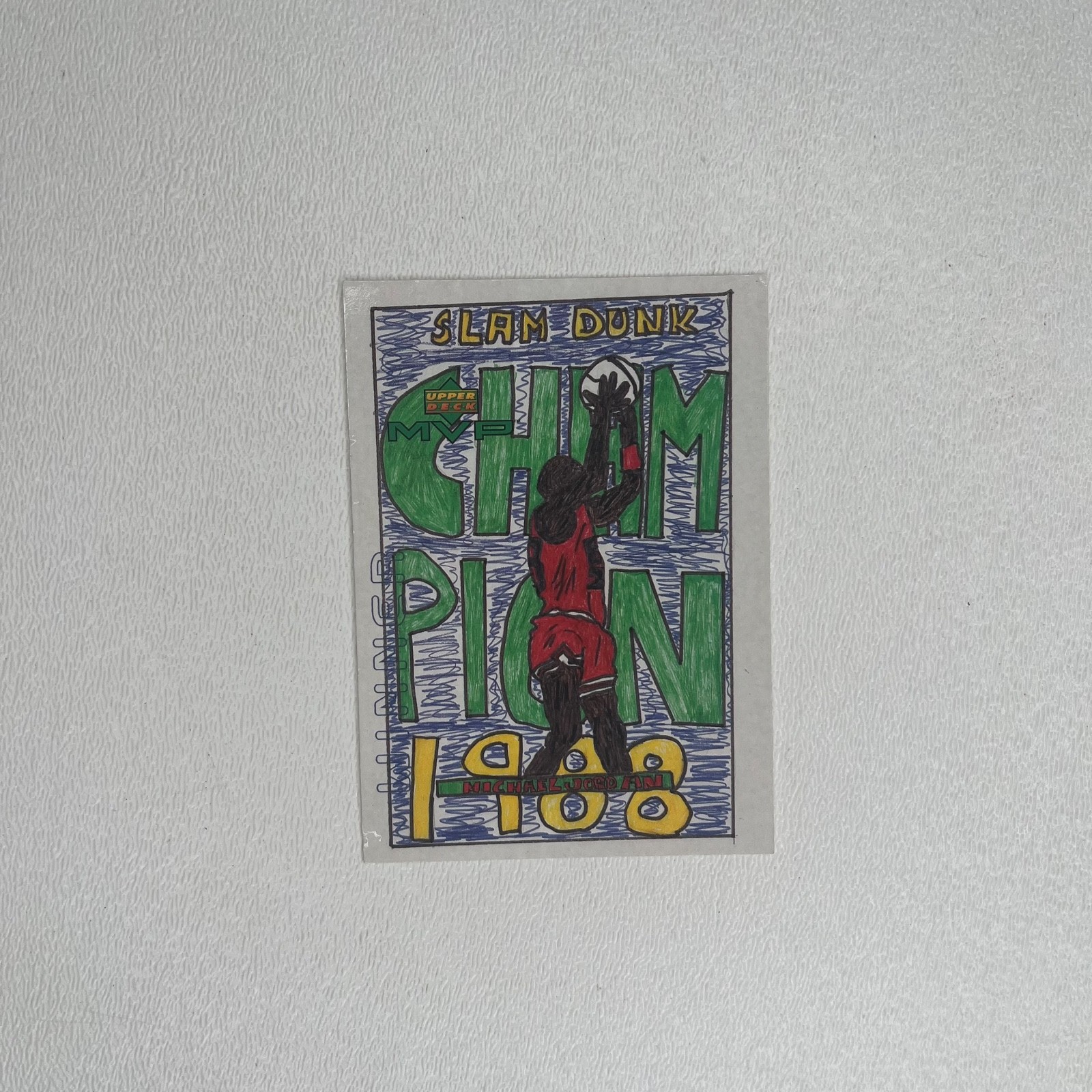 1999-00 Upper Deck MVP #W10 Michael Jordan Draw Your Own Trading Card Winner