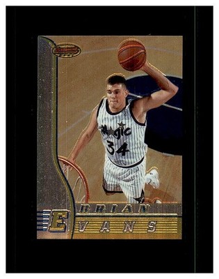 1996-97 Bowman's Best Brian Evans #R19 RC Orlando Magic MINT ROOKIE
