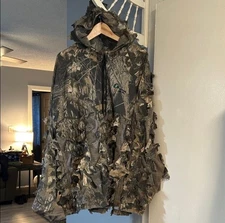 Mirage Wear Hunting Ghillie Camo Hooded Jacket Size XL USA