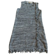 Holding Horses Anthropologie Sleeveless Fringe Dress Sweater Stretch Size XS