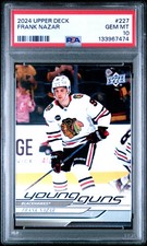 Upper Deck Young Guns Frank Nazar PSA 10 Blackhawks