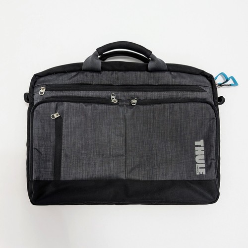 Thule Laptop Bag Black Briefcase Messenger Padded Compartments 15"