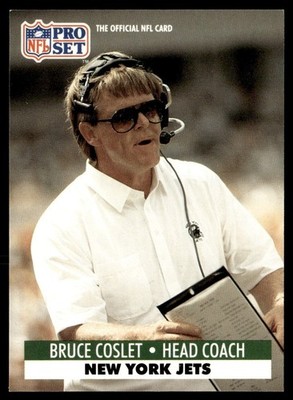 1991 Pro Set Bruce Coslet New York Jets #252