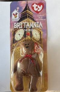 Ty McDonald's Beanie Babies Britannia the Bear Plush Toy Vintage 1999
