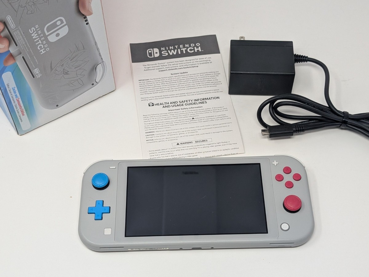 Nitendo Switch Lite Zacian and Zamazenta Edition - CIB Complete | eBay