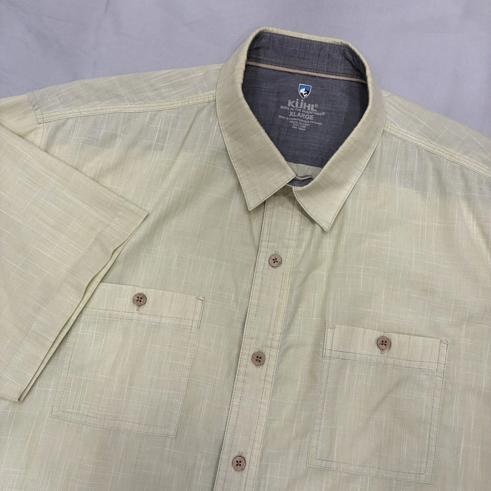 Kuhl Karib Shirt Mens XL Citrus Short Sleeve Button Down Outdoor Hiking 7259
Opens in a new window o
