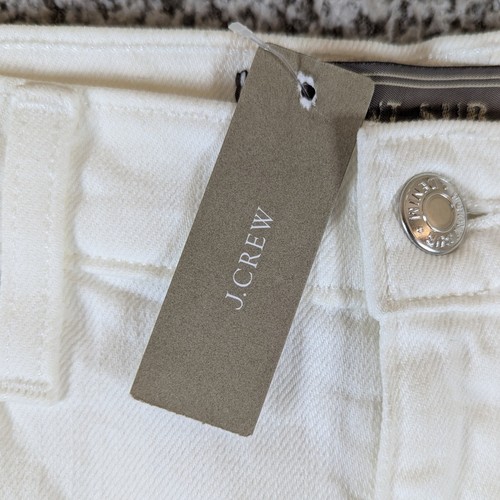 J.Crew Point Sur High-Rise Slim Boyfriend Distressed Jeans Weiß Damen 26 Neu mit Etikett - Bild 4 von 14