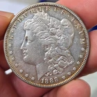 1888-S Morgan Silver Dollar AU details cleaned but PL flashy semi key vapq