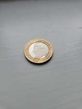 VERY RARE CHARLES DICKENS £2 POUND COIN WITH DOUBLE MAJOR MINTAGE FLAWS SUPERB.