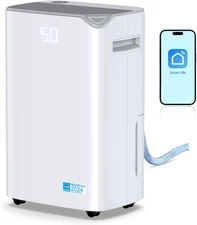 3000 Sq.Ft Wi-Fi Dehumidifiers for Home, 34 Pints Energy Star Certified Smart De