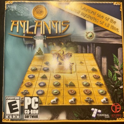 Atlantis Quest PC CD-ROM 2006 Got Game Entertainment for Windows 98SE/2000/XP