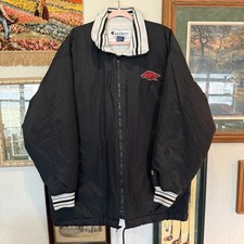 Vintage 90s RARE University Of Arkansas Razorbacks Champion Sports Jacket Large