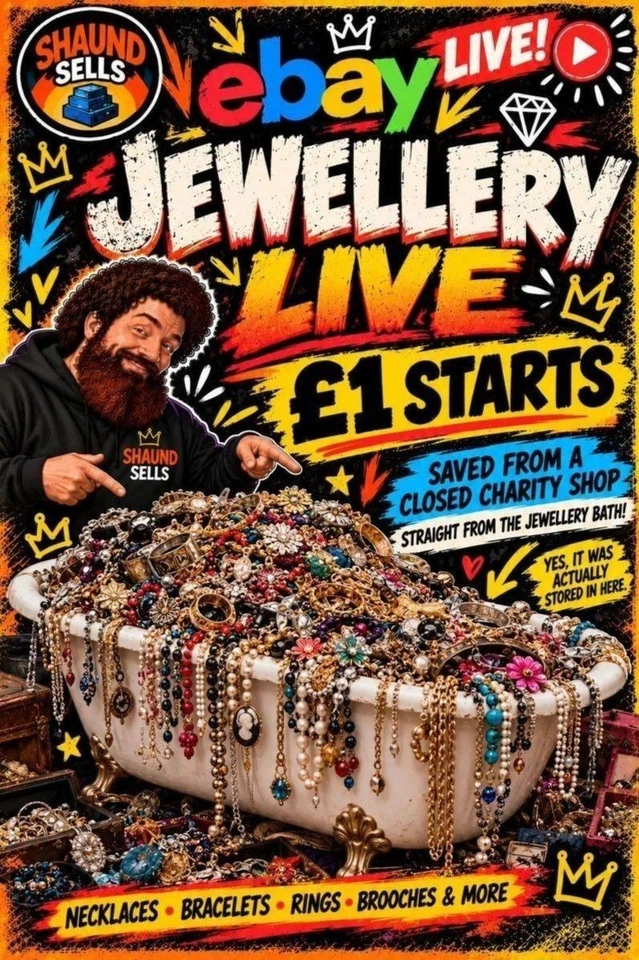 THE JEWELLERY BATH 💎 £1 Starts | Vintage, Costume & Pre-Loved Finds
