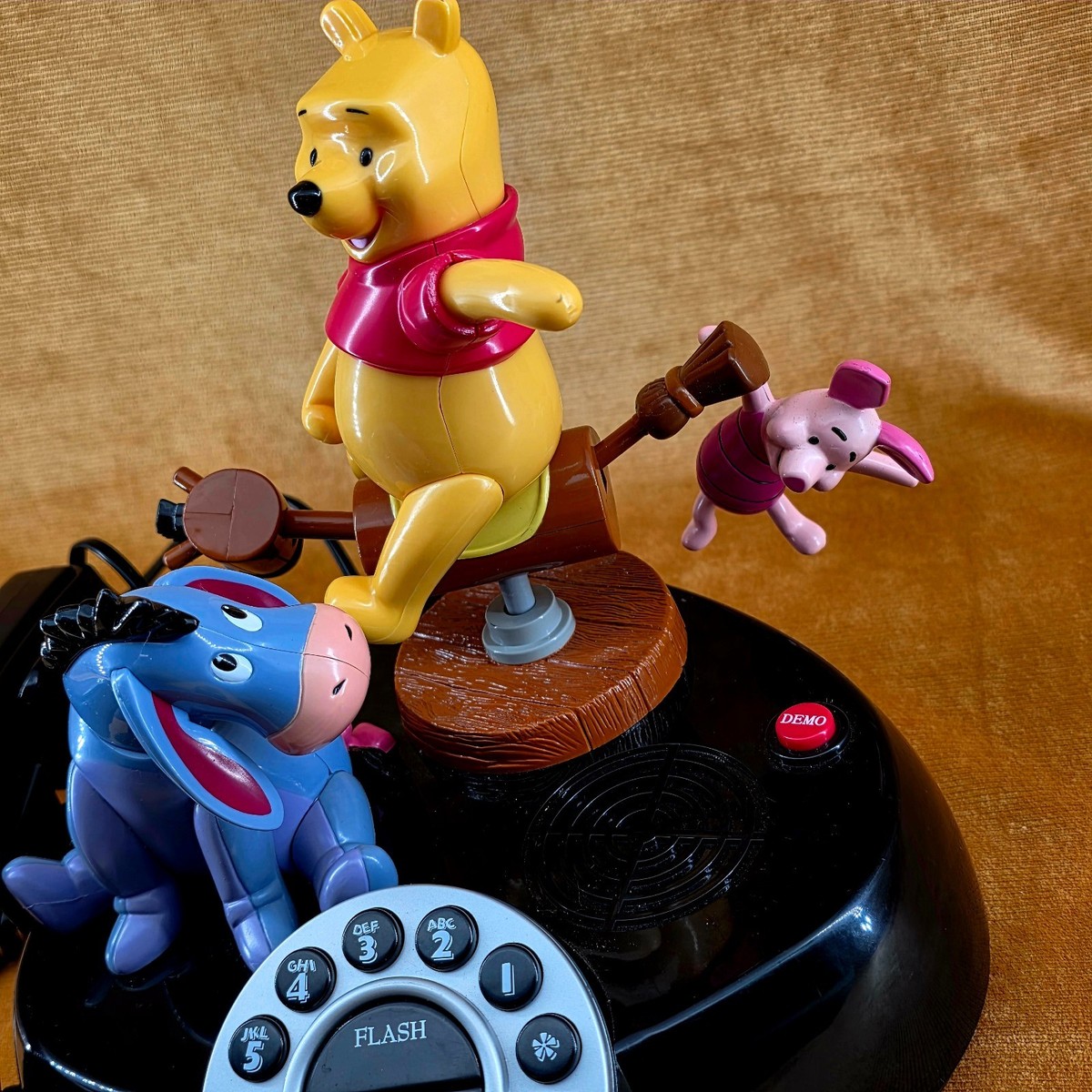 Vintage Disney Winnie Pooh Animated Talking Telephone Eeyore