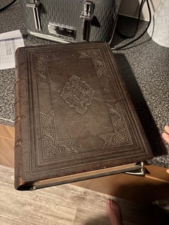 antique Henry and Scott leather bound bible pre 1860