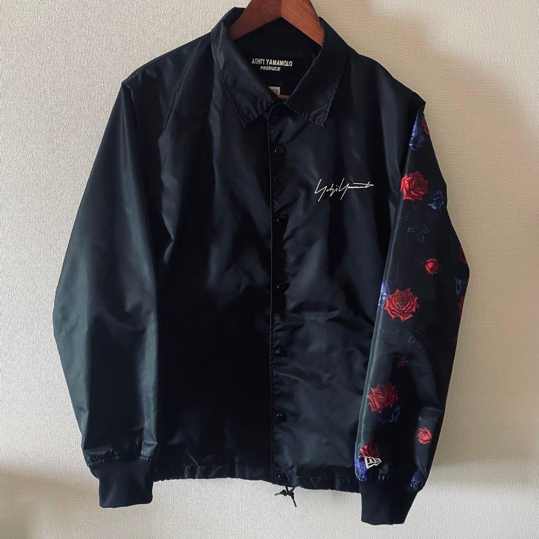 YOHJI YAMAMOTO New Era Skull Rose Black Long Sleeve Jacket Men's Size S