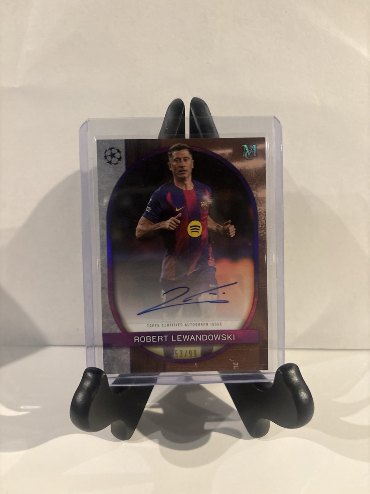 2026 Robert Lewandowski AA-RL Auto #/99 Topps Museum Archival Autograph