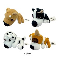 2007 Artist Collection The Dog Small Plush McDonald Soft Doll Toys 4 pieces