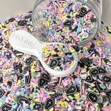 FAKE Pastel Halloween Horror Night Polymer Clay Sprinkle NOT EDIBLE D35-07
