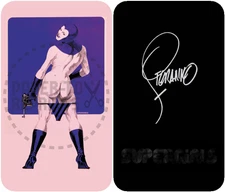 SUPERGIRLS CALENDAR ARTWORK - NOVEMBER - ART CARD - VINTAGE REPRINT