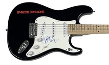 Dan Reynolds Imagine Dragons Signed Autograph Electric Guitar Singer Beckett COA