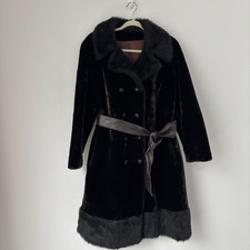 Vintage Aleutian Styled by Dubrowsky & Joseph Faux Fur Coat Fits Large USA Made
