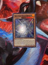 Yugioh! Blue-Eyes Solid Dragon LDS2-EN014 Green Ultra Rare 1st Edition LP