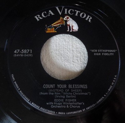 Eddie Fisher - Count Your Blessings Instead Of Sheep / Fanny - Used - G8100z