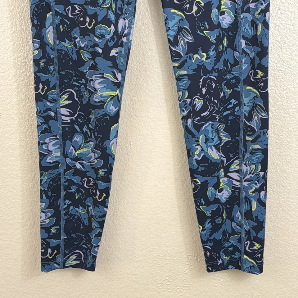 Leggings Layer8 Qwick Dry Active Wear Talla M Bolsillos Verde Salvia Hasta el Tobillo Foto 3 de 4