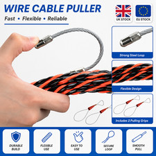 Electrical Wire Threader Cable Puller Fish Tape 5M 10M 15M 20M 25M