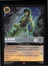 Aladdin - Created by the Vine 177/204 Rare Attack of the Vine Lorcana Near Mint