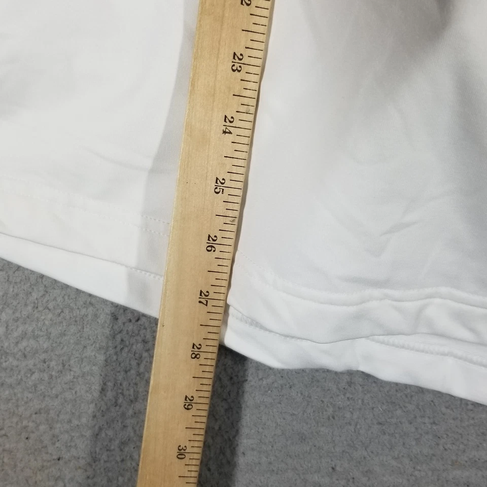 Camisa Nike Pro Combat Hyperwarm Para Hombre Mediana Blanca Dri-Fit Ajustada Manga Larga Top Foto 4 de 4