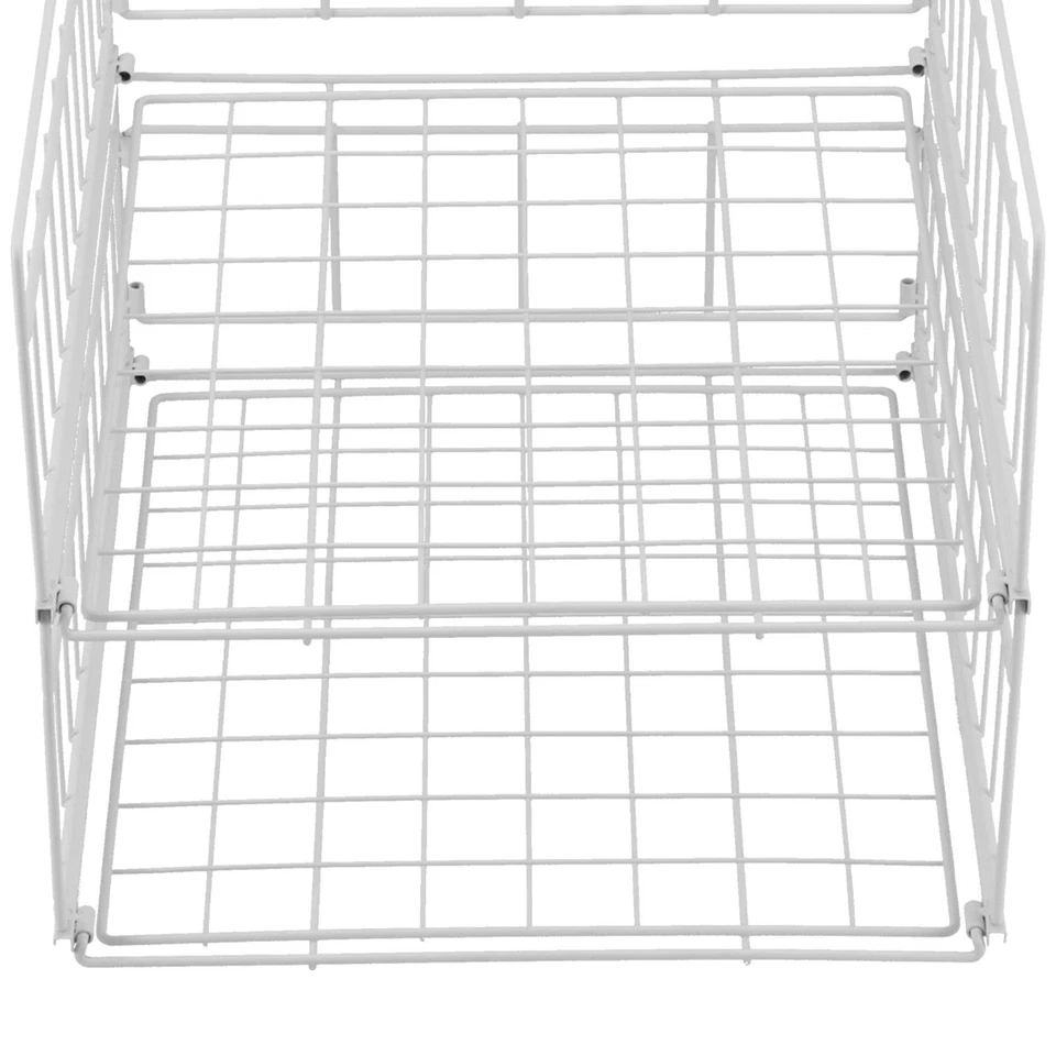2 Tier Detachable Iron Storage Hanging KitchenBaskets Spice Storage Rack Shelf - Image 2 of 4