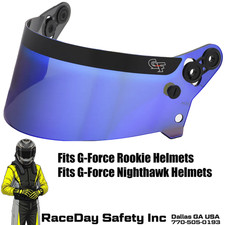 G-Force Rookie/Nighthawk Blue Mirror Helmet S...