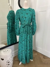 Zimmermann Lulu High Neck Dress Size 3 (12-14au) , 8-10US, 40-42euro