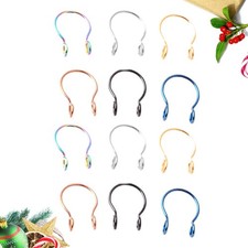 12 Pcs Fake Hoop Nose Ring Rings False Septum Piercing Piercings