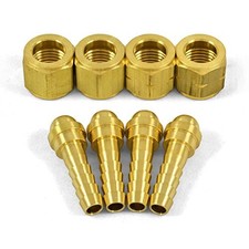 COLIBYOU 1/4" ID Hose Repair Parts Kit, Welding Torch Twin 'B' Size Copper