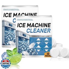 MYSQIHO Ice Machine Cleaner Maker Descaler - 24 Clean Tablets Compatible with