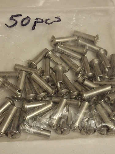 (50) 13/64" X 3/4" Truss Head Barrel Sex Bolt 18-8 Stainless Steel 