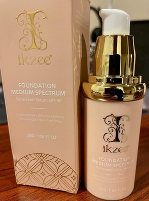Colour Changing Foundation, Foundation 4 in 1 Medium Full Coverage Concealer