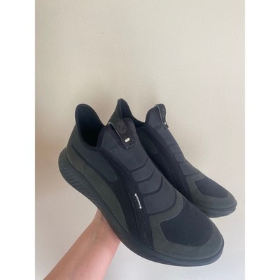 EUC Ecco ATH 1FM Black Sneakers Size 44: 10-10.5 US