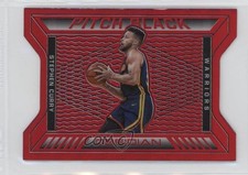 2020 Panini Obsidian Pitch Black Electric Etch Red Flood Stephen Curry #18 15wb