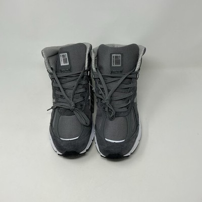 New Balance 990v4 Mid Hi Top Made in USA Sneaker Boot - Grey