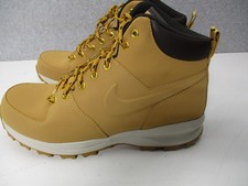 Nike Manoa Botas Resistentes al Agua Trigo Tostado Encaje Zapatos Para Hombres Talla 10